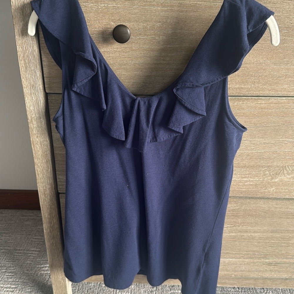 Lilly Pulitzer Alessa Top True Navy XS